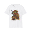 Goblin Cowboy Riding Boar T-Shirt | Western Monster Art