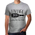 Men's Graphic T-Shirt Aging Like A Fine Wine 2035 Eco-Friendly Limited Edition