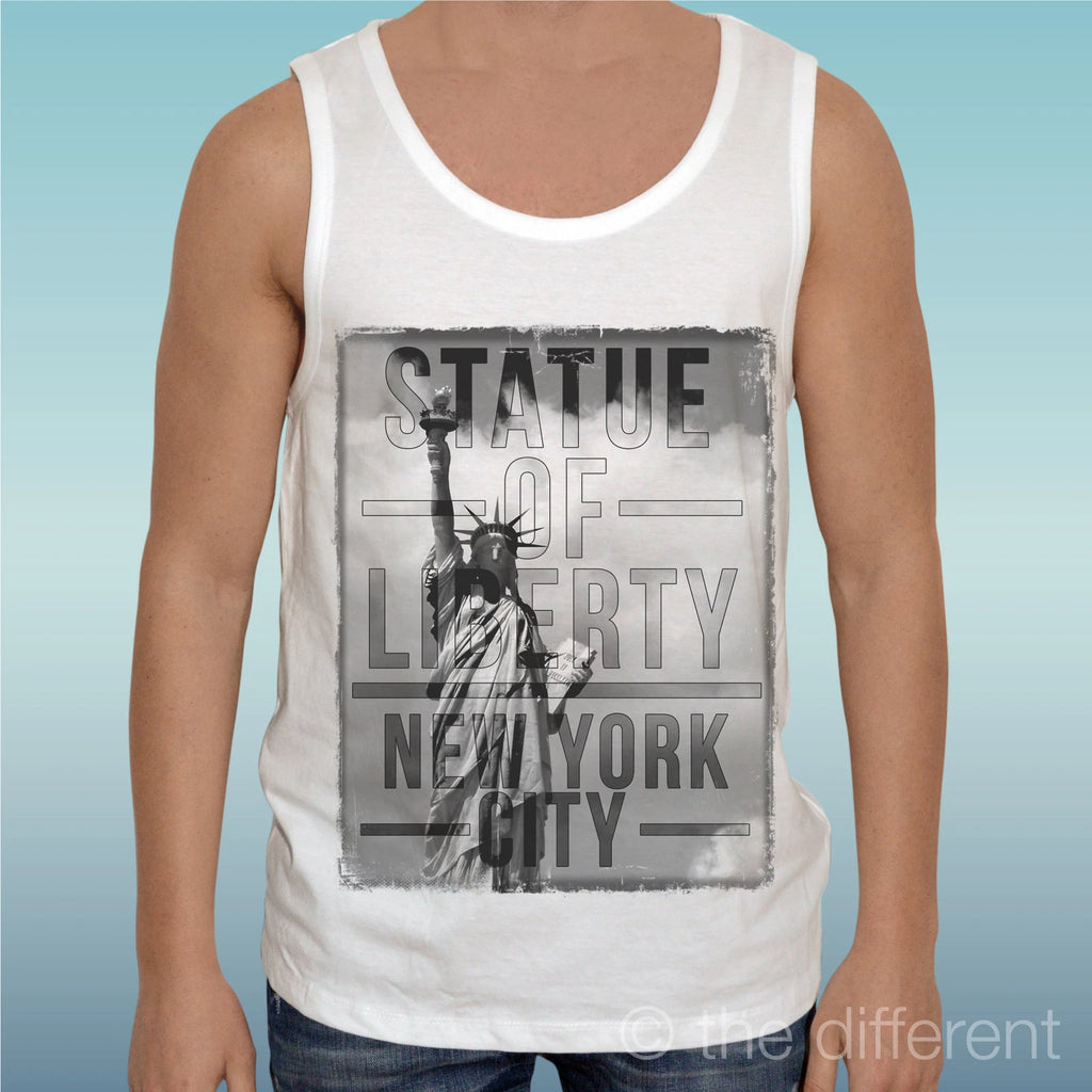 Canotta T-Shirt " Statue Of Liberty New York " Gift Idea Road To Happiness