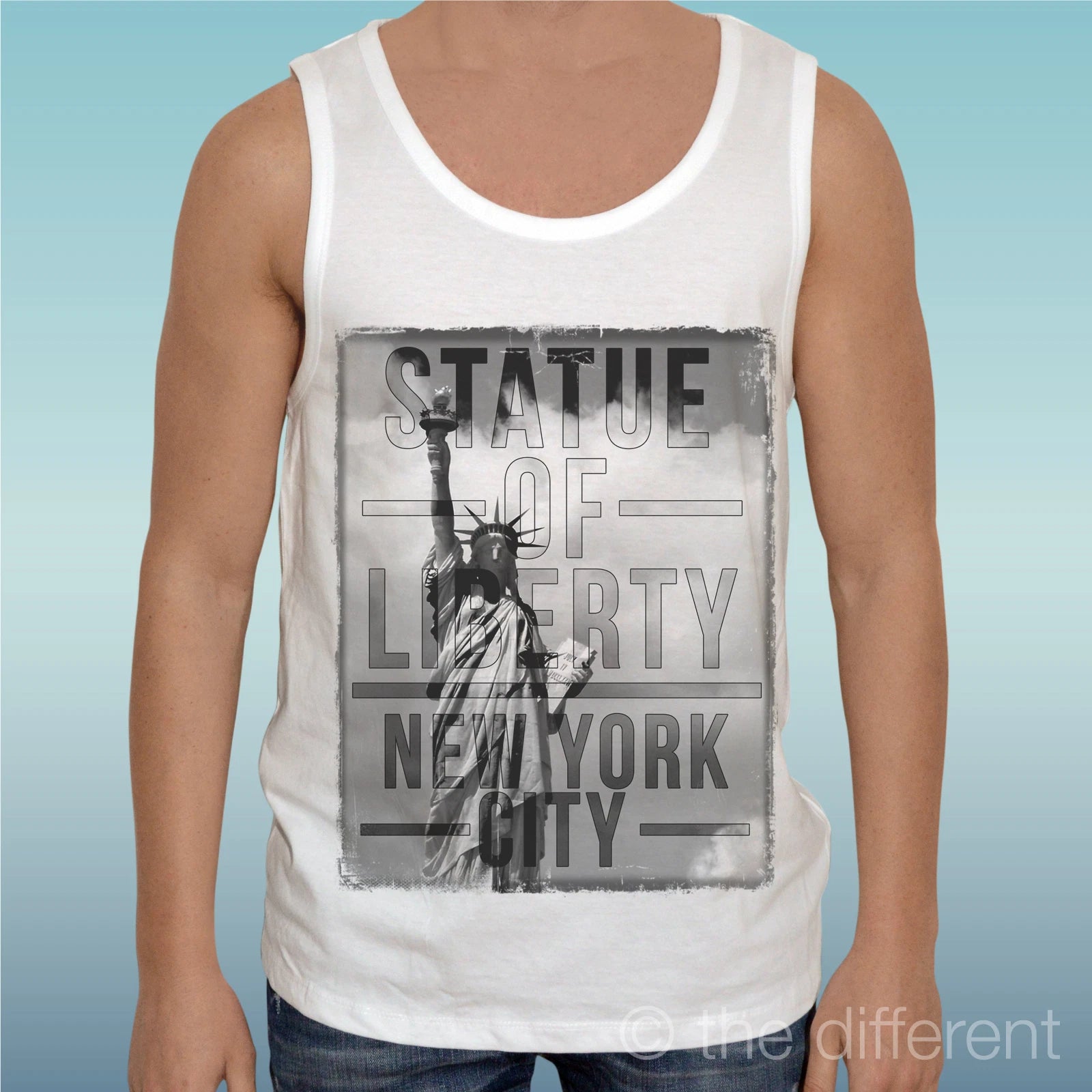 Canotta T-Shirt " Statue Of Liberty New York " Gift Idea Road To Happiness