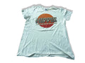 Vintage White men's Hippie graphics T-shirt in M|SKU 3904