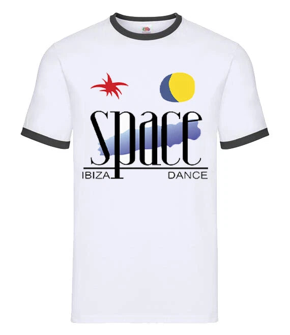 space ibiza music dj clubbing house mens concert djing t shirt acid Indie rock