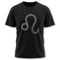 Leo Zodiac Tattoo Style Symbol T-Shirt | Astrology Sign Graphic Tee