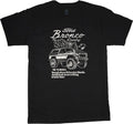 Ford Bronco T-shirt Mens Clothing Apparel Accessories Bronco Ford Black Tee