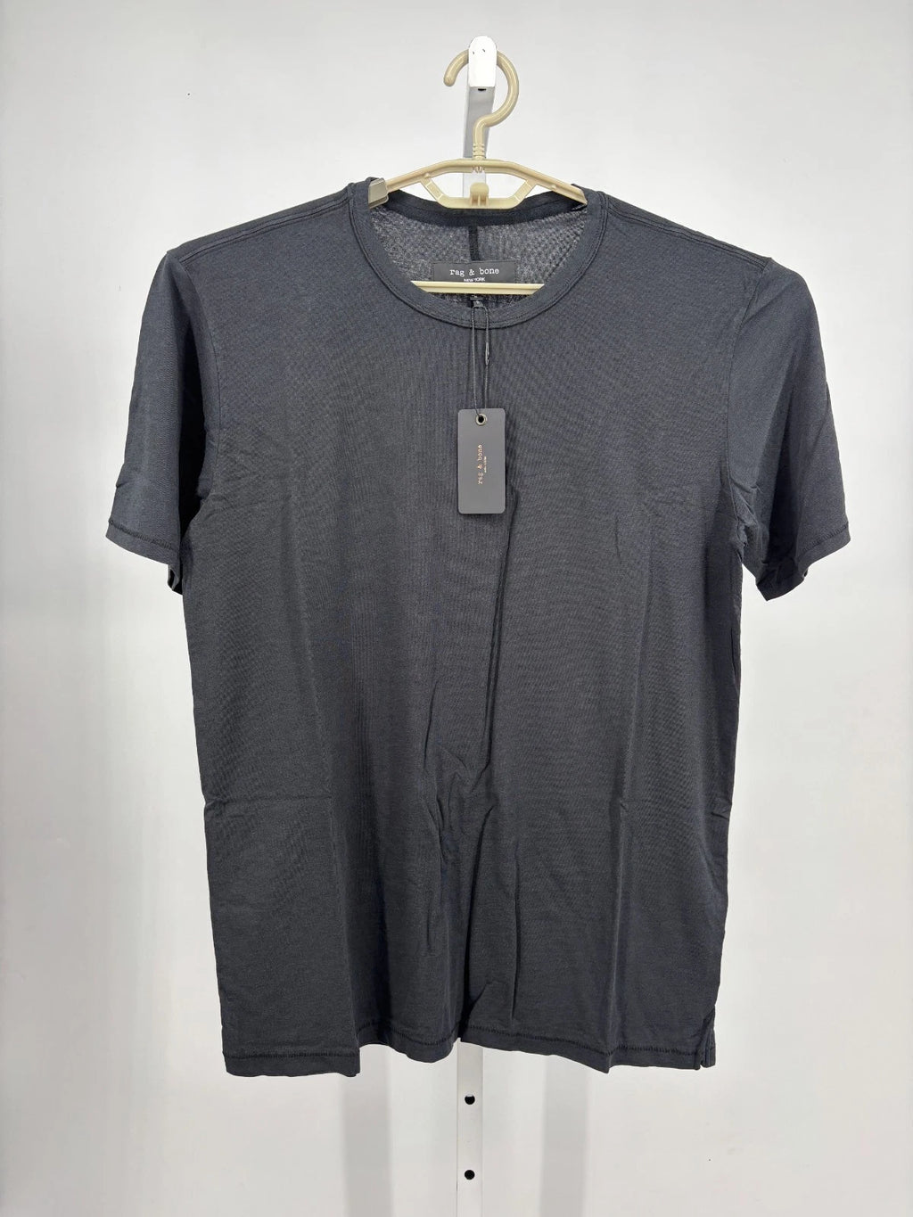 New Rag & Bone Core Short Sleeve Tee Mens Black Cotton S/S $98