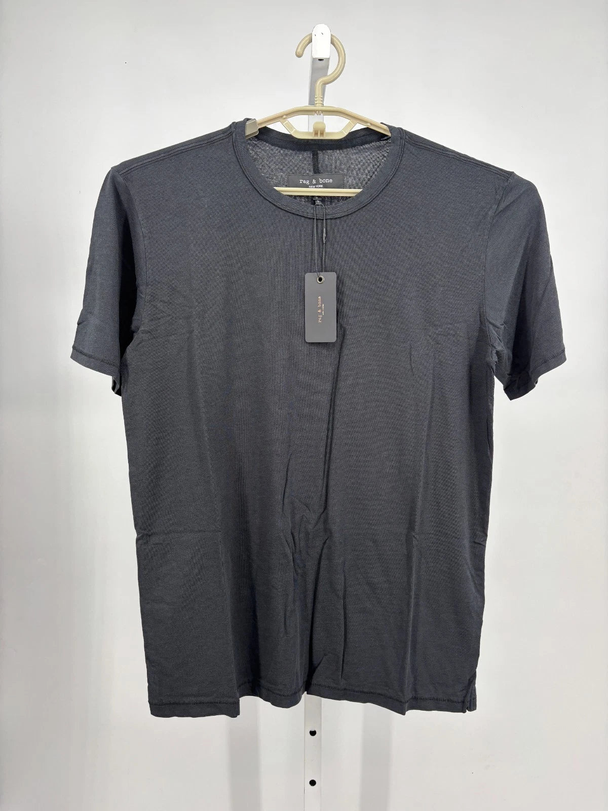 New Rag & Bone Core Short Sleeve Tee Mens Black Cotton S/S $98