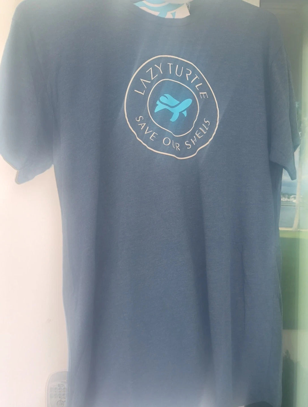 Lazy Turtle Save Our Shells Graphic T-Shirt