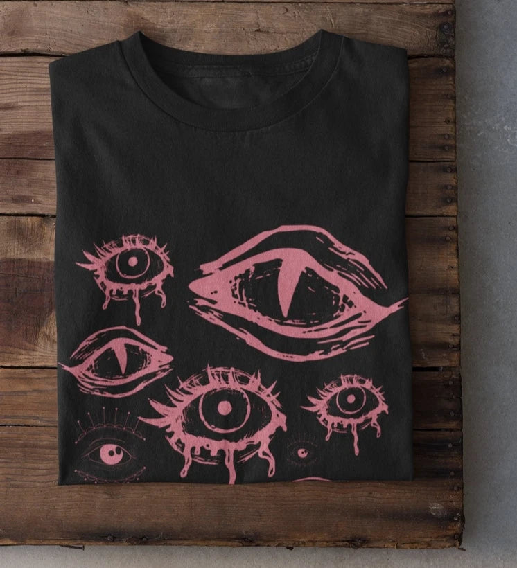 Eyes Surreal Goth Grunge Pastel Dark Academia Alt Punk Shirt Unisex Tee