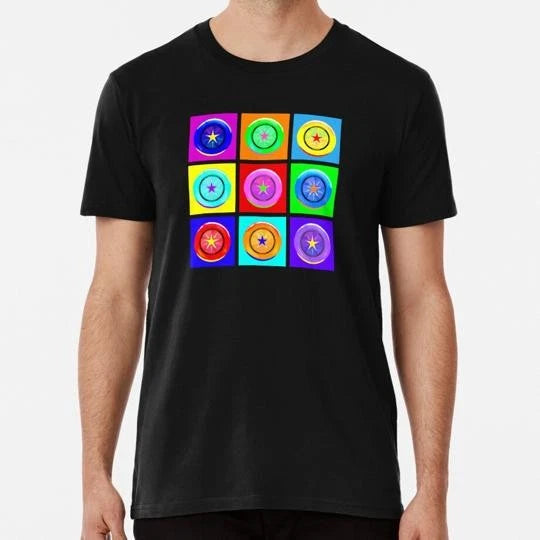 Frizbee Pop Art Size S to 5XL Made in the USA T-Shirt