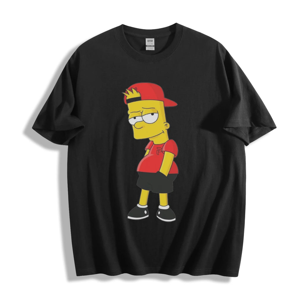 Cool Bart Simpson Streetwear T-Shirt Hit