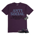 9060 Plum Brown Ice Wine Dark Arctic Grey T Shirt to Match AS