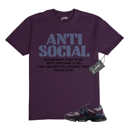 9060 Plum Brown Ice Wine Dark Arctic Grey T Shirt to Match AS
