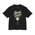 Speak Light Flashlight Graphic Tee | Christian Scripture Matthew 10:27
