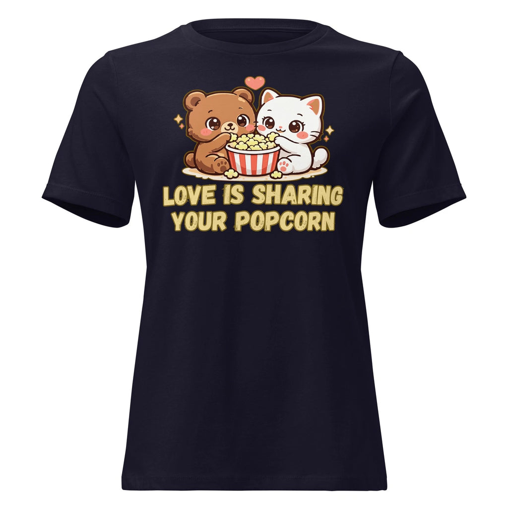 Women's Relaxed T-Shirt Cute Kawaii Couple T-Shirt