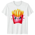 Cute Kawaii French Fries Love T-Shirt Kawaii Food Fast Food Birthday Gift