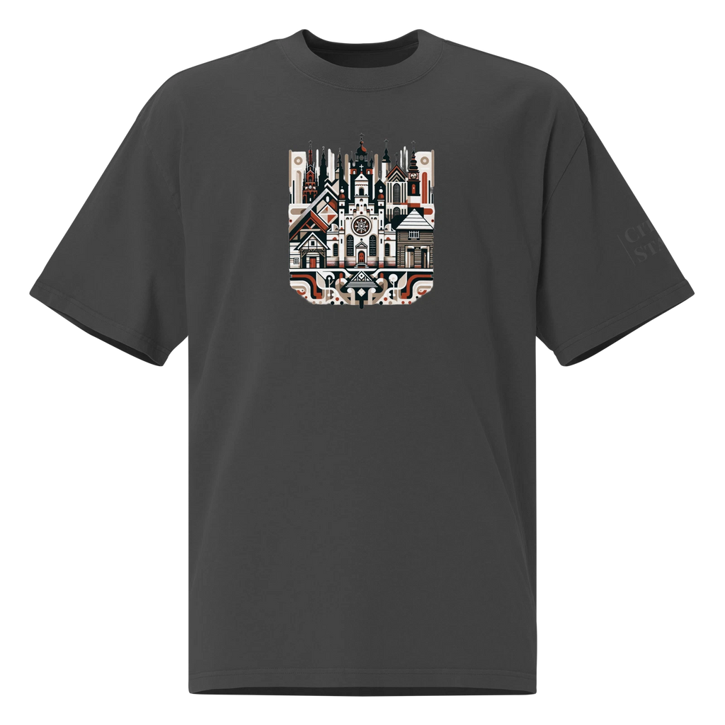 Oversized faded t-shirt (POLAND)