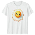 Kawaii Happy Sunny Side Up Egg T-Shirt Kawaii Breakfast Food Birthday Gift