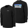 Patagonia Mens - P-6 Logo Long Sleeve Responsibili-Tee T-shirt - Black