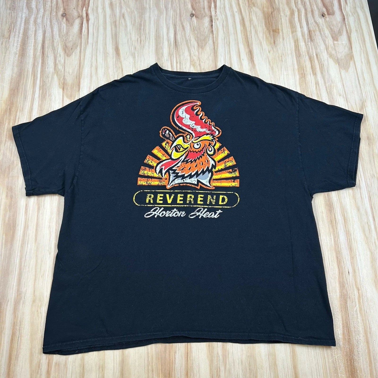 REVEREND HORTON HEAT Rockabilly Rooster Tee T-Shirt 2XL punk psychobilly 90's