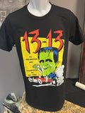1313 Club Charlotte North Carolina original Logo Black T-Shirt 80's alternative