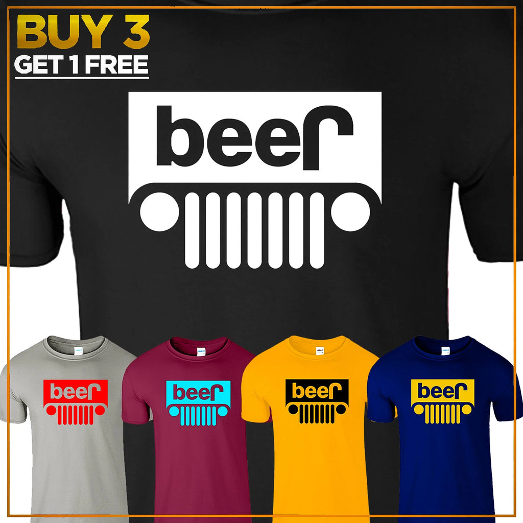Beer Drinking Funny Mens Short Sleeve T Shirt USA Novelty Graphic Gift Tee S-3XL