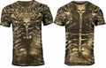Xtreme Couture by Affliction Men's T-Shirt CHARRED REMAINS Biker Skull S-5XL