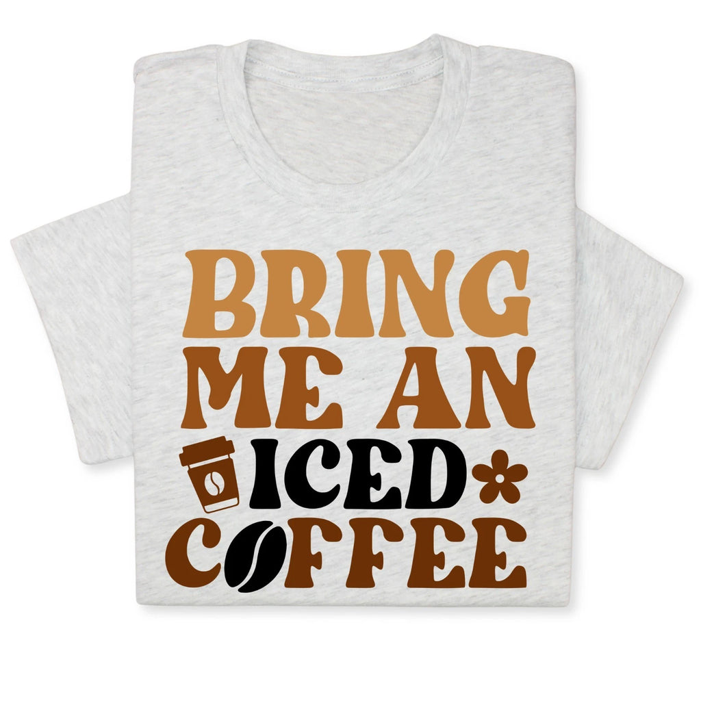 Funny Coffee T-Shirt, Retro “Bring Me a Coffee” Tee, Caffeine Gift Idea
