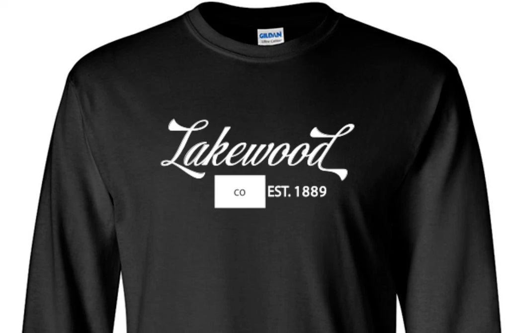 Lakewood Colorado State T-Shirt Long Sleeve Graphic Tees Unisex Apparel Design