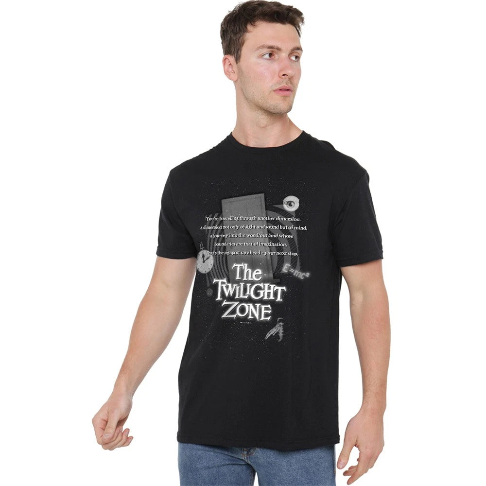 Twilight Zone Monologue T-Shirt S-5XL, Black