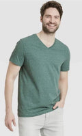 NWT Goodfellow & Co Men's Short Sleeve V-Neck T-shirt - Green - Small