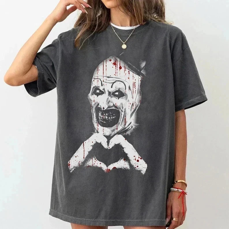 Art The Clown Terrifier Shirt, Scary Horror Clown T-Shirt AN57744