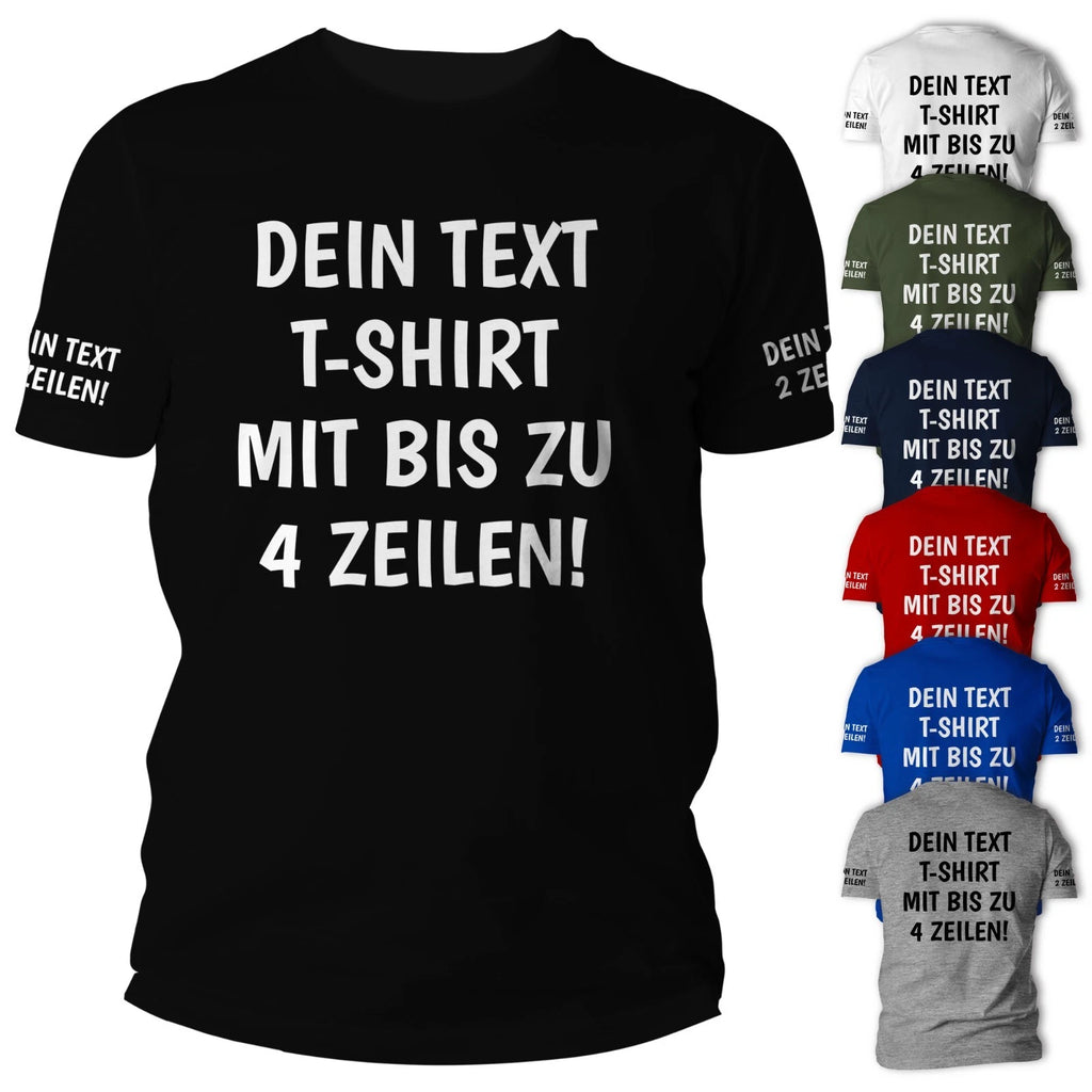 Personalised Wish Text Name Gift Saying Own Design T-Shirt