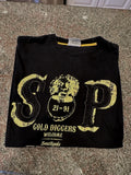 South Pole Shirt Mens XL Black Gold Diggers Welcome Graphic Y2K Baggy