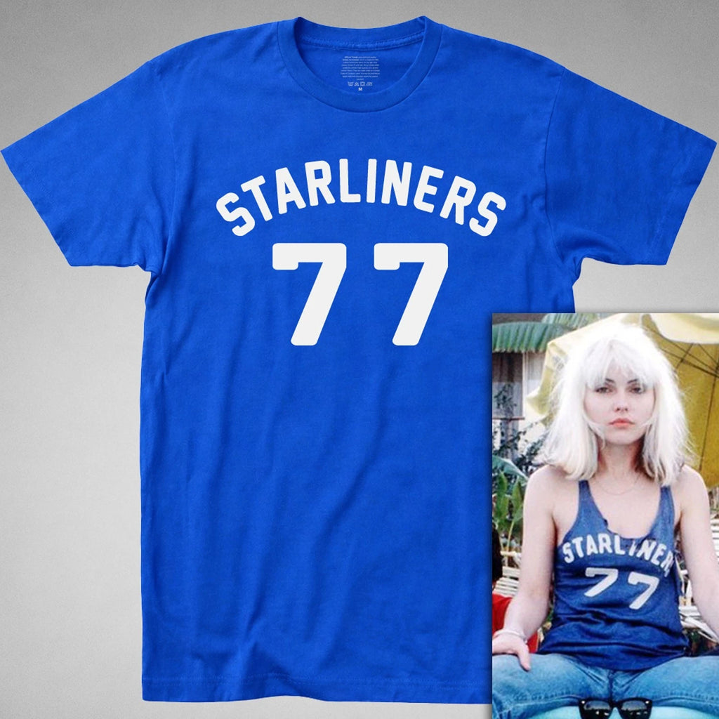 Starliners 77 T SHIRT worn by Debbie Harry Deborah blondie 70s classic rock tee