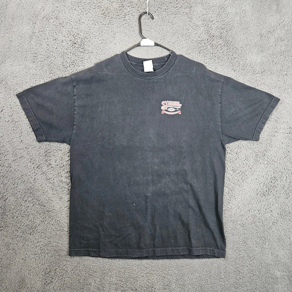 Sturgis 2006 Black Hills Rally Graphic T-Shirt Mens XL Black Vintage Y2K