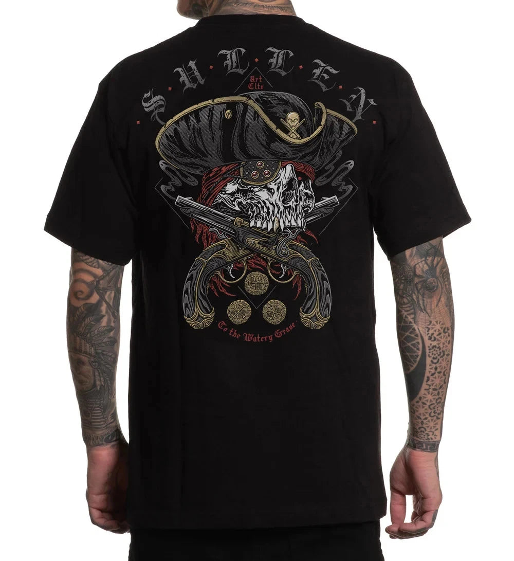 Sullen Art Collective True Artist Pin Up Punk Tattoo Men's Standard Tee SCURVY