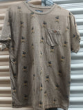 Creative Destruction All Over Pit Bull Print Graphic T-Shirt Mens Size XL ~ NWOT