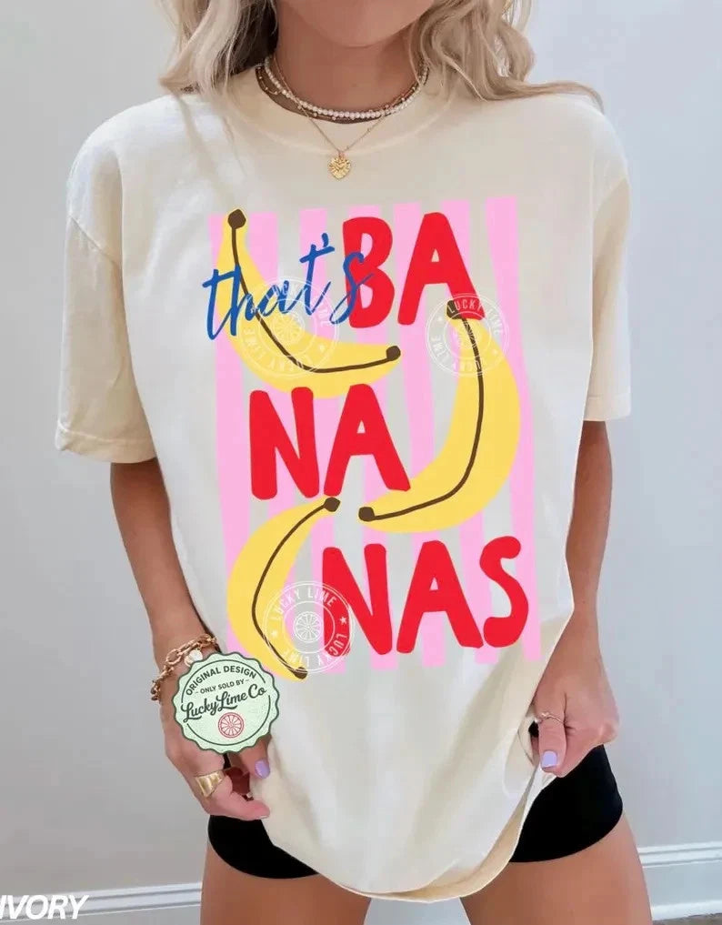 That’s Bananas Comfort Colors Shirt, Summer Fruit Tshirt, Trendy Summer Shirt