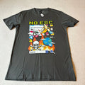 Mister Tee Mens No Esc Pixel Art Graphic T-Shirt Charcoal Gray Size L NEW