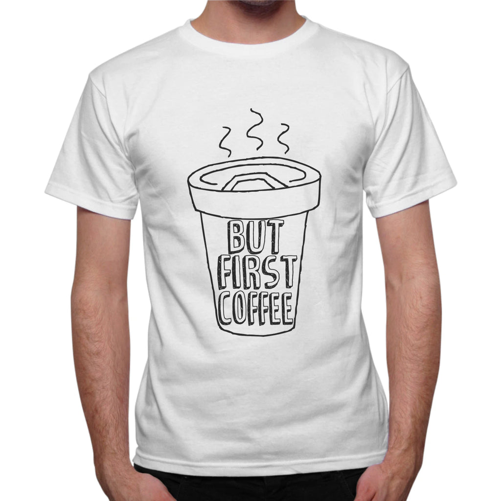 Men's Ma Prima Un Caffè First Coffee T-Shirt