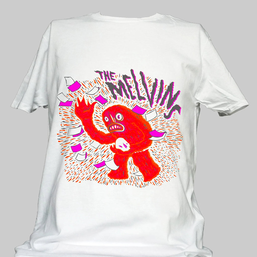 Melvins Metal Hardcore Punk Rock Short Sleeve White Unisex T-shirt S-3XL