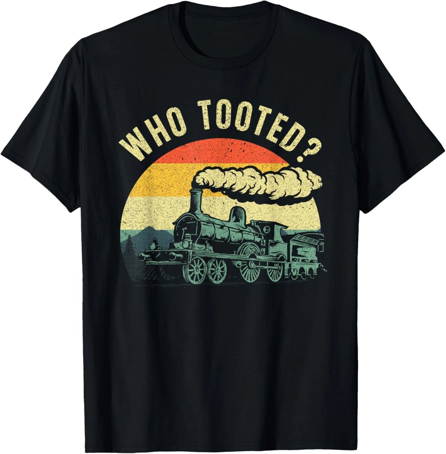 Cute Train Art For Men Women Train Collector Railroad Lover Gift Unisex T-Shirt