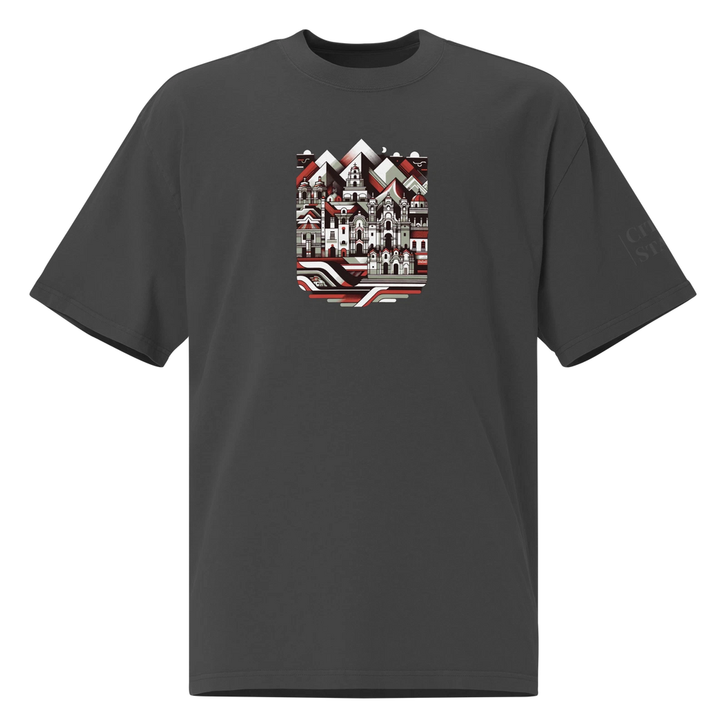 Oversized faded t-shirt (PERU)