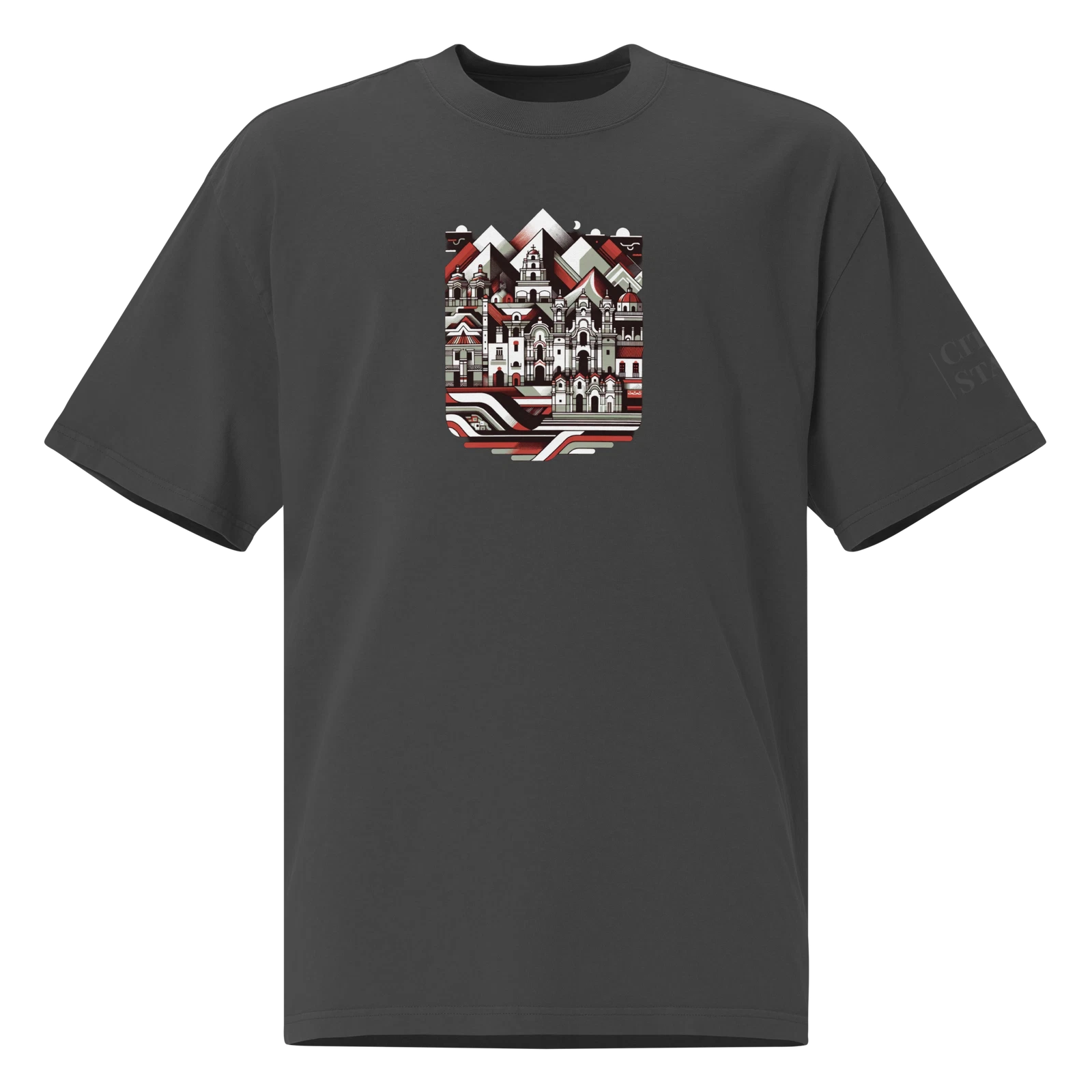 Oversized faded t-shirt (PERU)