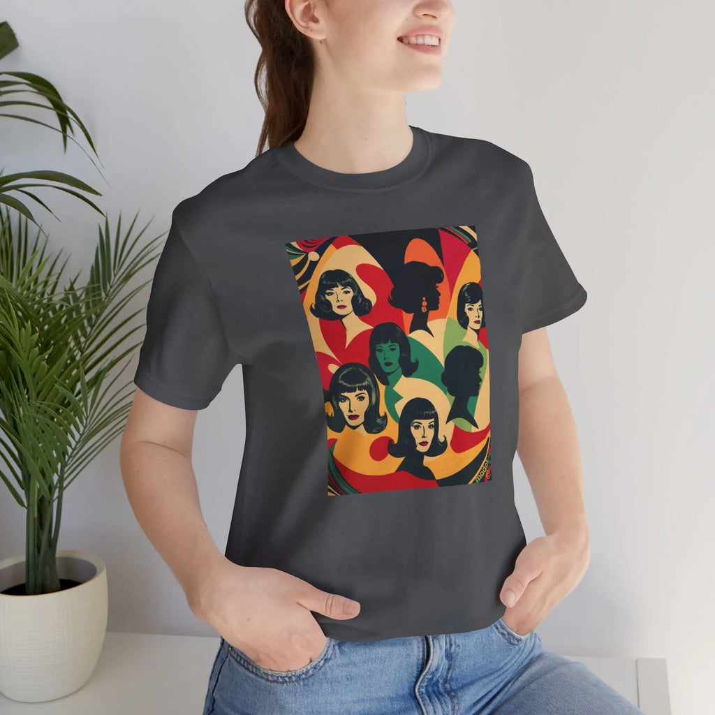 Retro Pop Art Faces T-Shirt | Vintage Women Andy Warhol inspired ArtTee, 1960's!