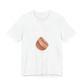 Terracotta Abstract Arch Tee | earthy minimal print, warm neutral shapes