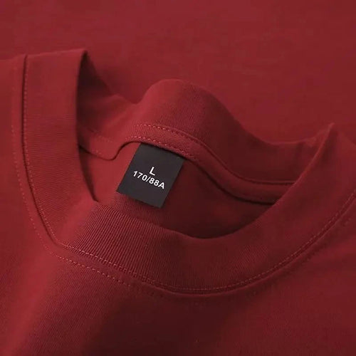 600G Heavy-Duty Cotton Short Sleeved T-Shirt for Men'S Fashion Pure Cotton Thick
