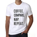 ULTRABASIC men's coffee t-shirt compare nap repeat coffee compare nap