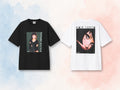 GU Graphic T-Shirt Ilya Kuvshinov Neo Tokyo Girl Cyberpunk Anime Limited Rare
