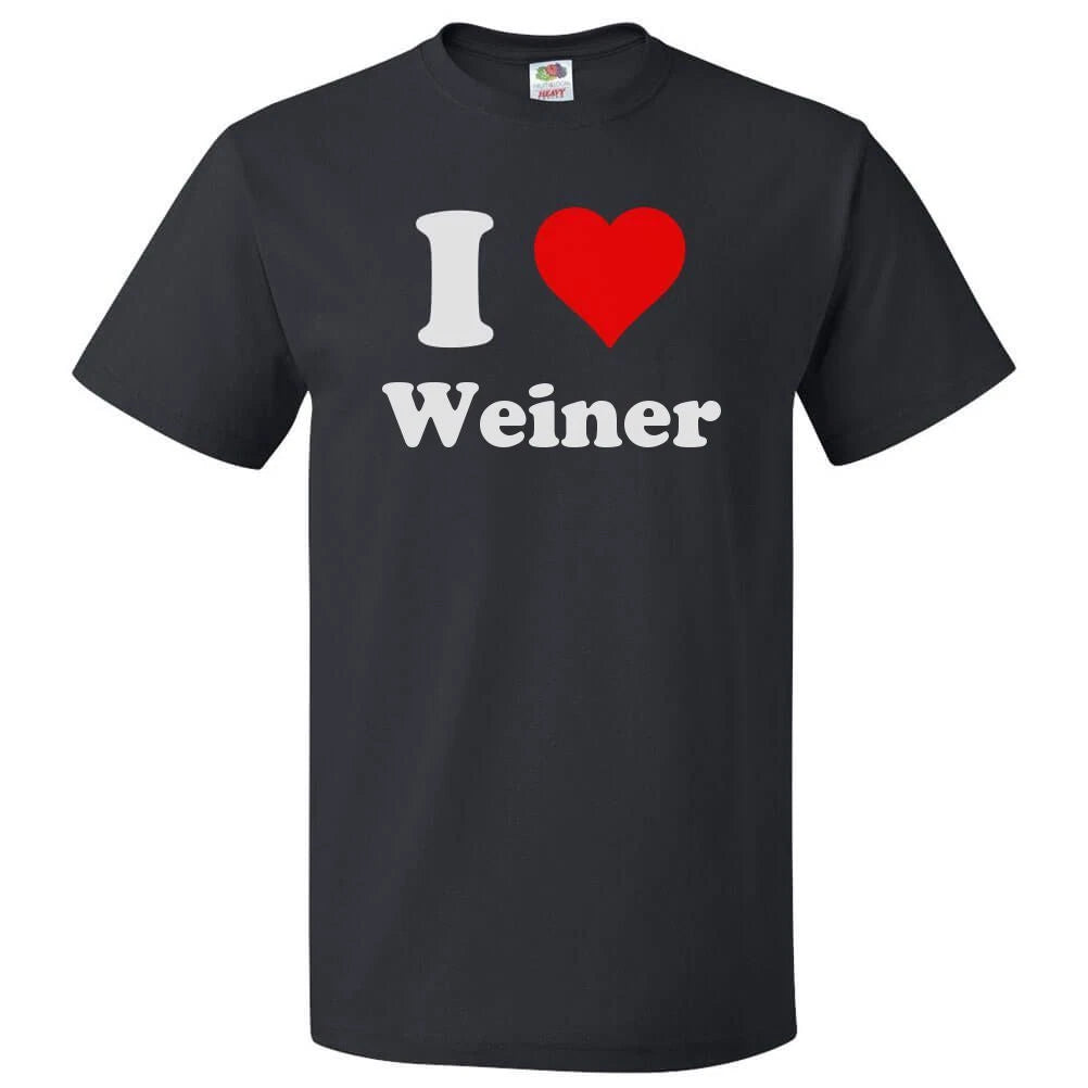 I Heart Weiner T-shirt - I Love Weiner Tee